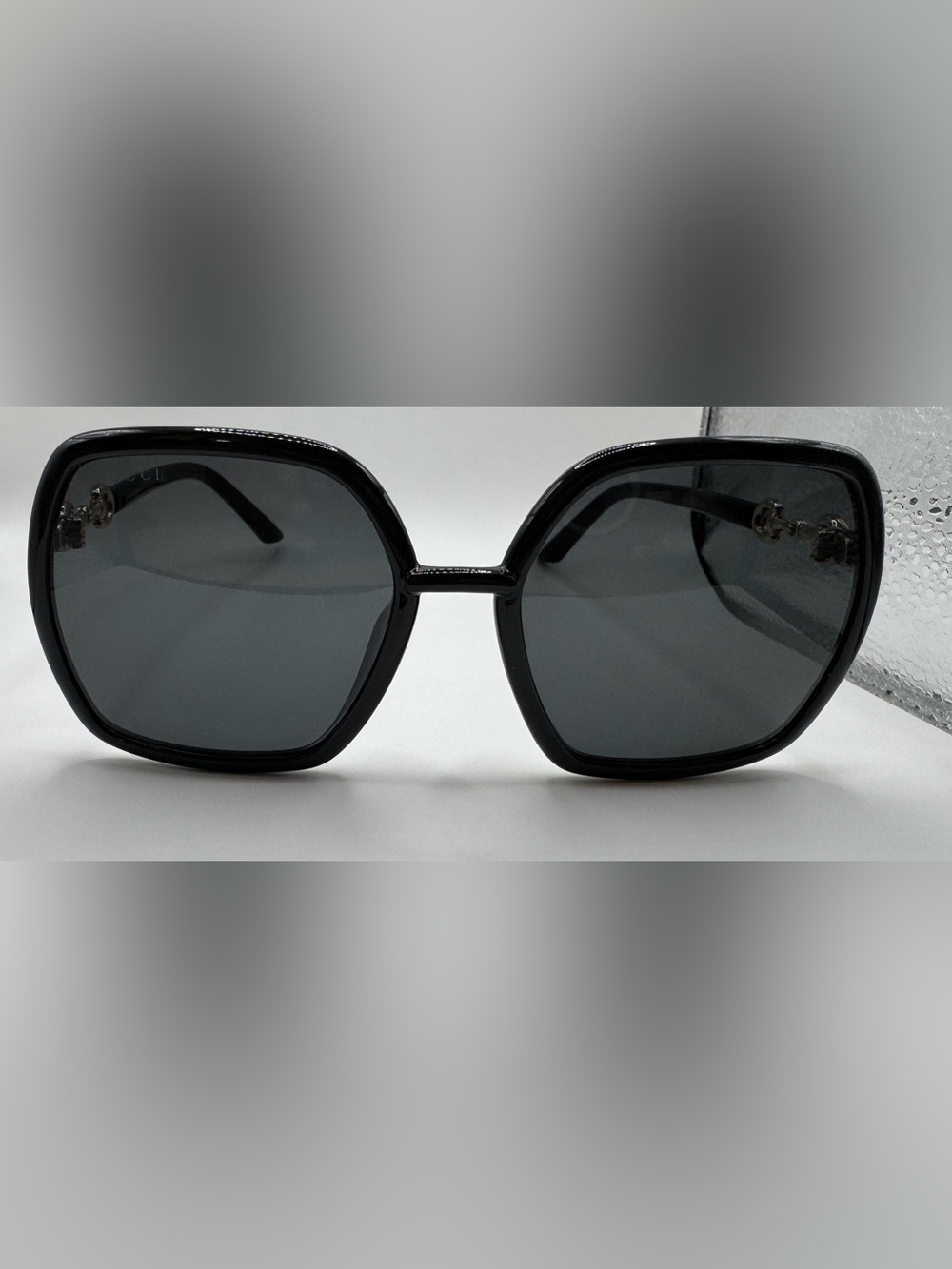 Gucci GG0898SA Oversized Horsebit Sunglasses w/ Case, Dust Bag & Cloth - Picture 6 of 15